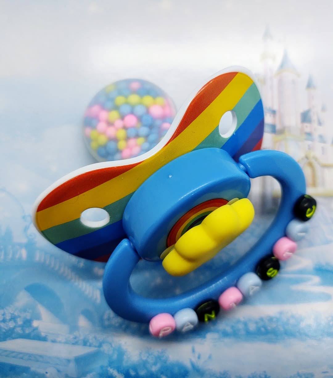 Be Pantastic Pansexual Pride Filled Adult Pacifier