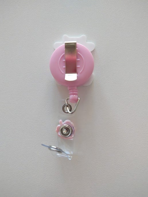 Strawberry Cow Retractable Badge Reel