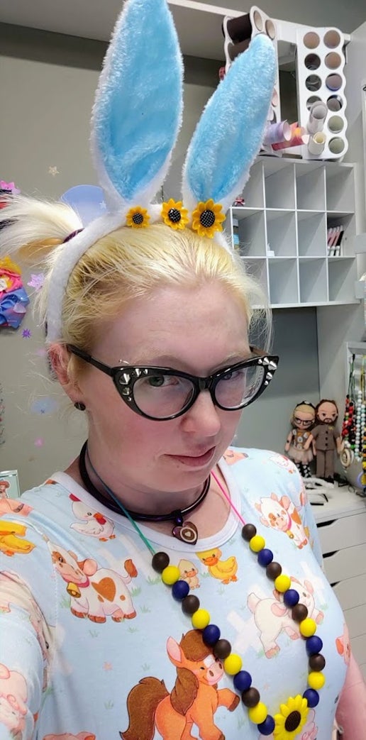 Spring Bunny Ears Headband