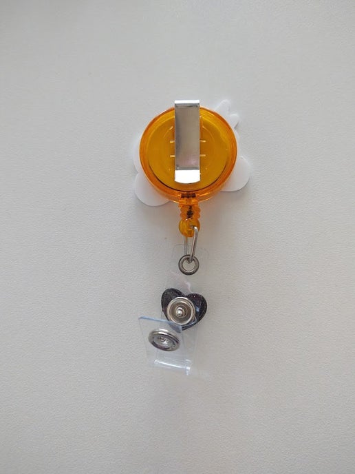 Steampunk Heart Retractable Badge Reel