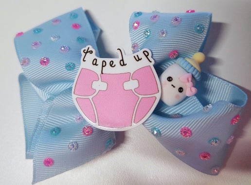 Taped Up Hairbow