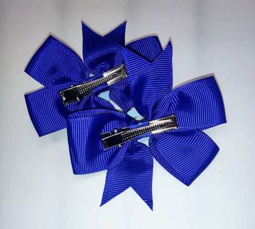 Space Baby Pigtail bows