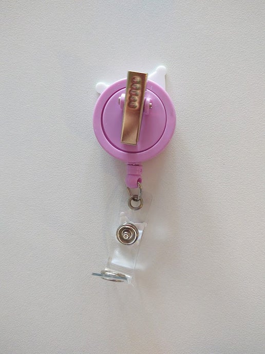 Kuromi Retractable Badge Reel