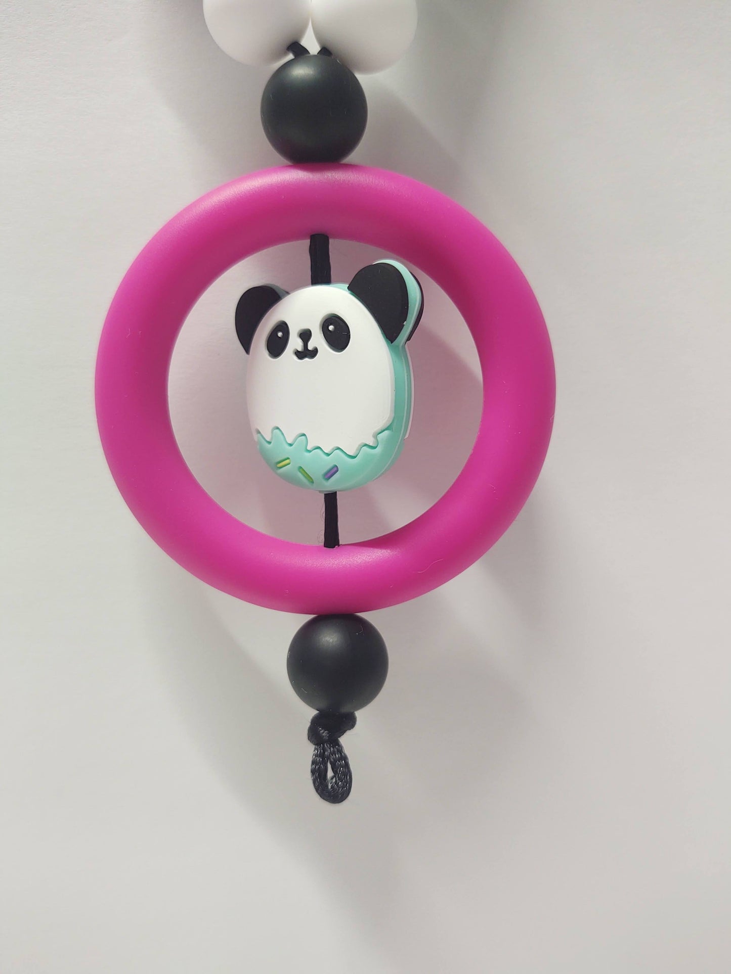 Panda Snacks Silicone Bead Fidget Necklace