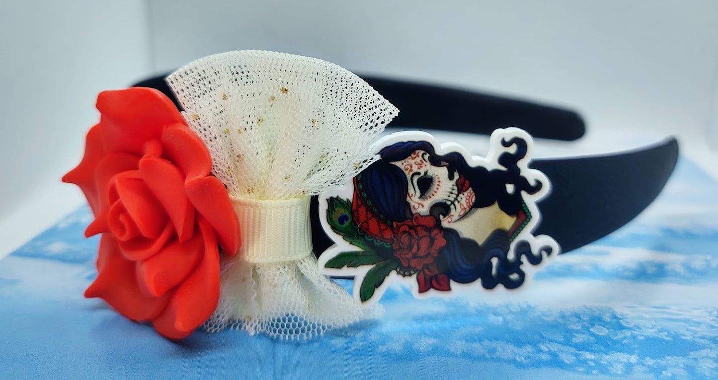 Day of the Dead Día de los Muertos Headband