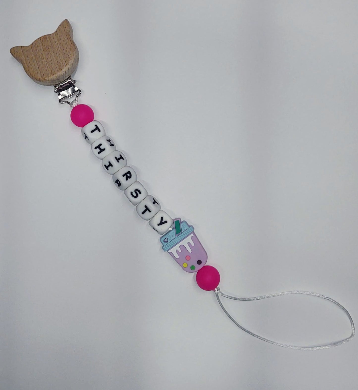 Thirsty Boba Pacifier Clip