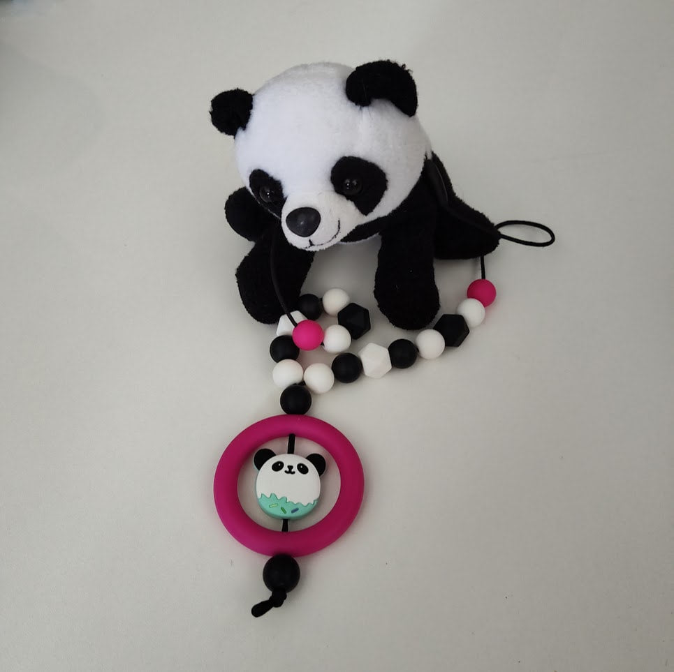 Panda Snacks Silicone Bead Fidget Necklace