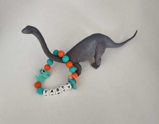 Dinosaur Silicone Bead Chewy