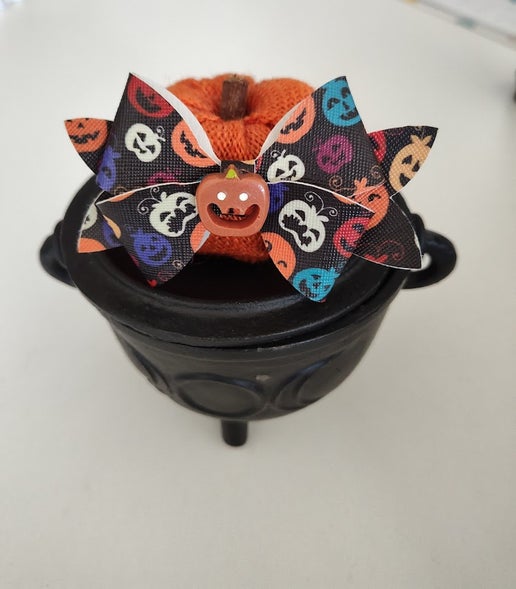 Jack-o-Lantern Bow