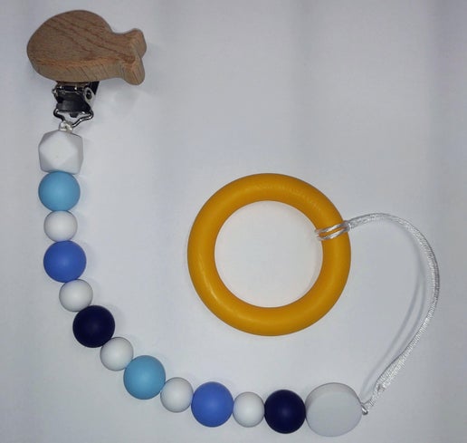 Whale Pacifier Clip