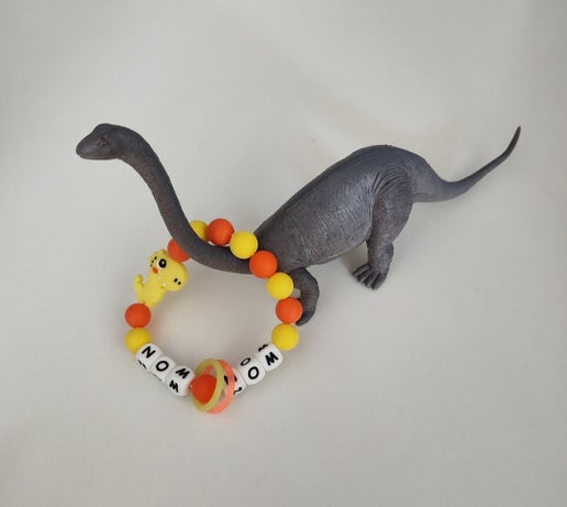 Dinosaur Silicone Bead Chewy