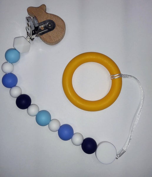 Whale Pacifier Clip