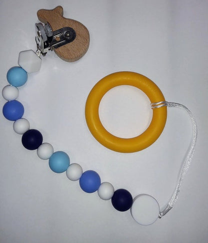 Whale Pacifier Clip