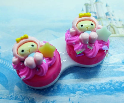 Little Lamb Decoden Contact Lenses Case