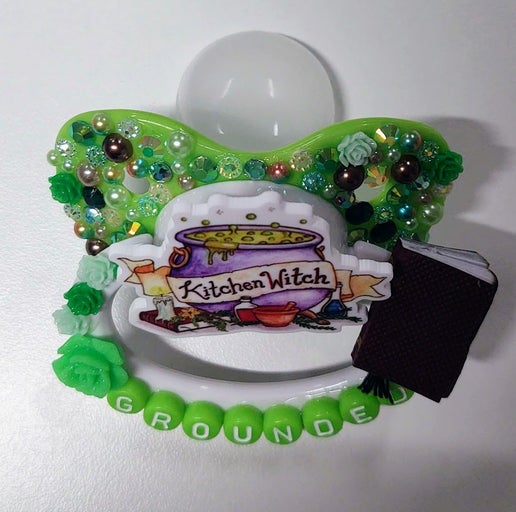 Kitchen Witch Adult Pacifier