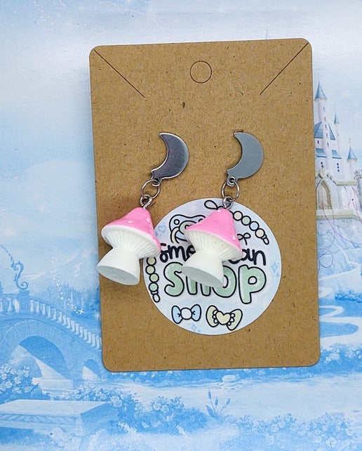 Over the Moon for Mushrooms Earrings