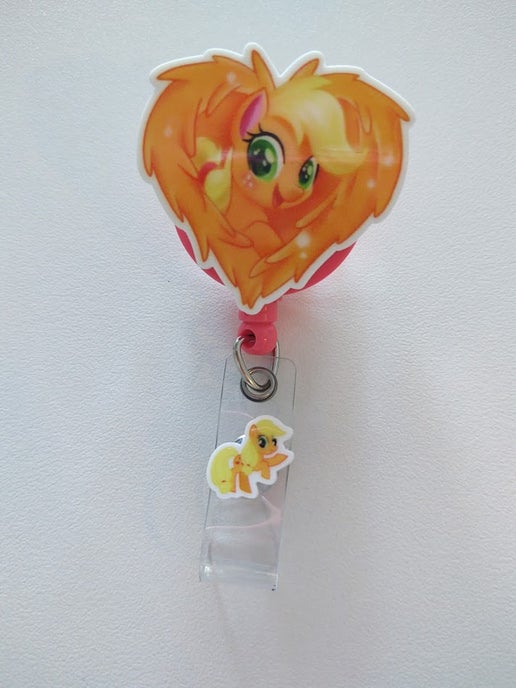 MLP Apple Jack Retractable Badge Reel