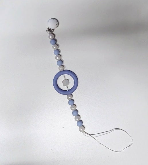 Snowflake Fidget Pacifier Clip