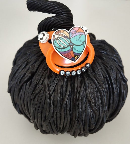 Deadly Jack and Sally Shaker Adult Pacifier