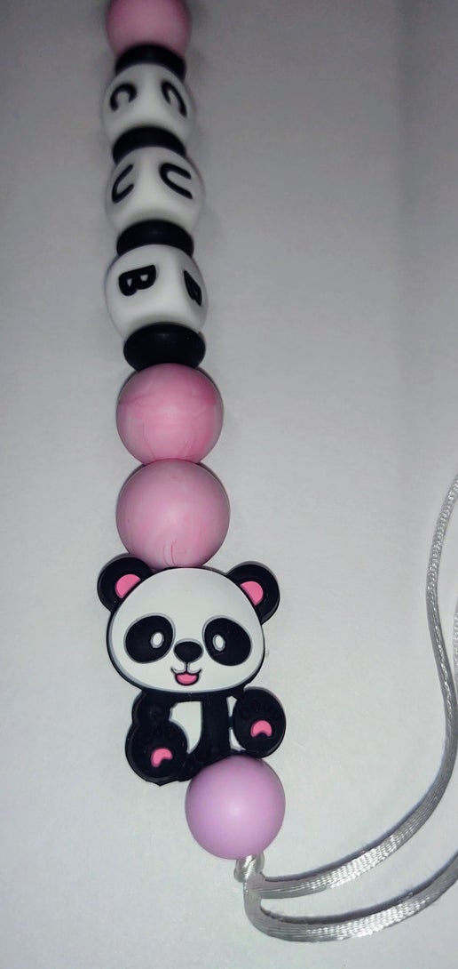 Panda "Cub" Pacifier Clip